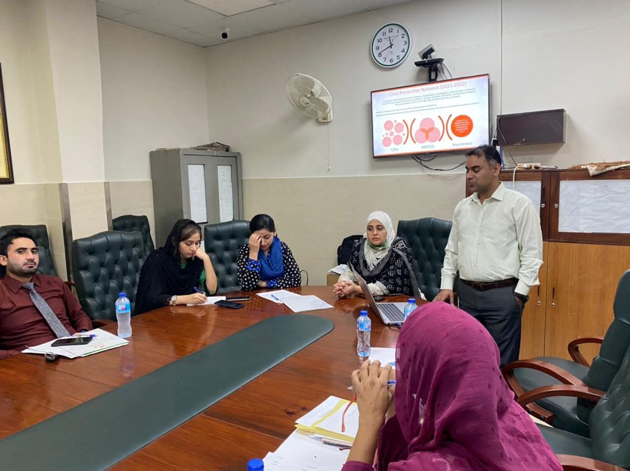 Al-Nisa CEO attending meeting regarding children protection