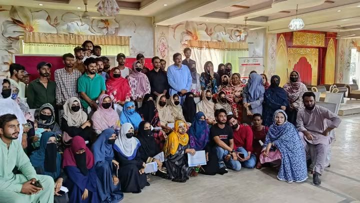 Community members gathered for an Al-Nisa Welfare Society awareness session