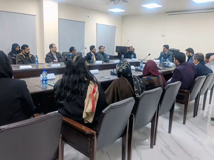 Al-Nisa representatives in a coordination meeting at the Election Commission office